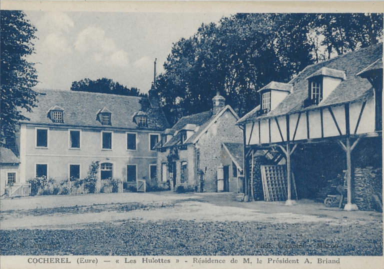 « Les Hulottes », l'une des propriétés d'Aristide Briand à Cocherel