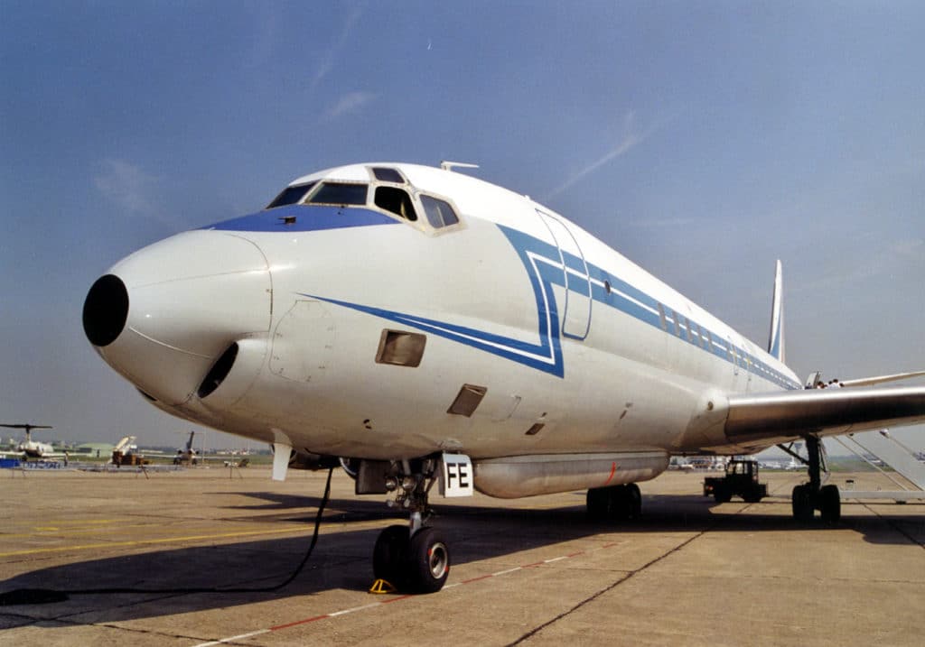 Douglas DC 8 SARIGuE utilisé entre 1977 et 2011 pour la guerre électronique