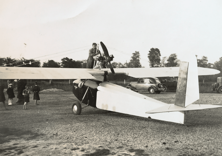 Moto-planeur de Georges Leroy en 1939