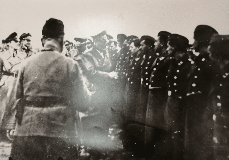 Visite du Reichsmarschall Hermann Göring à la base aérienne d'Évreux fin octobre 1940