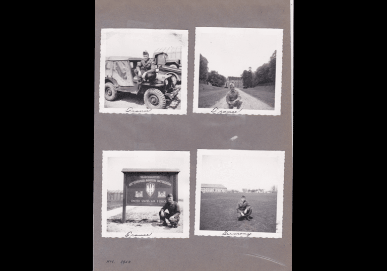 Photos extraites de l'album familial de la famille Boender